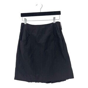 A/X Armani Exchange Womens Size 0 Black Pleated Back Skirt